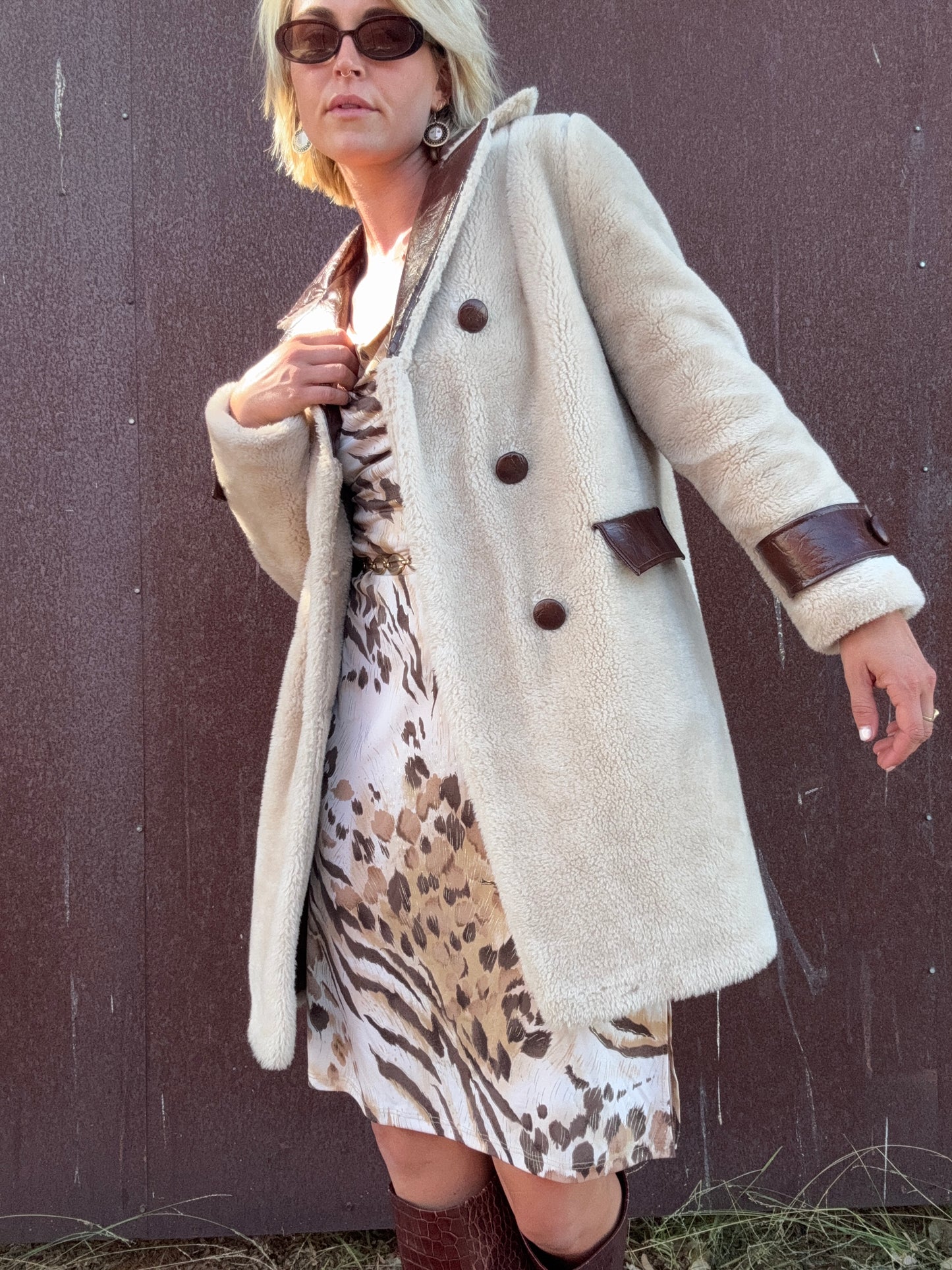 The Daphne 1970s Faux Fur Coat