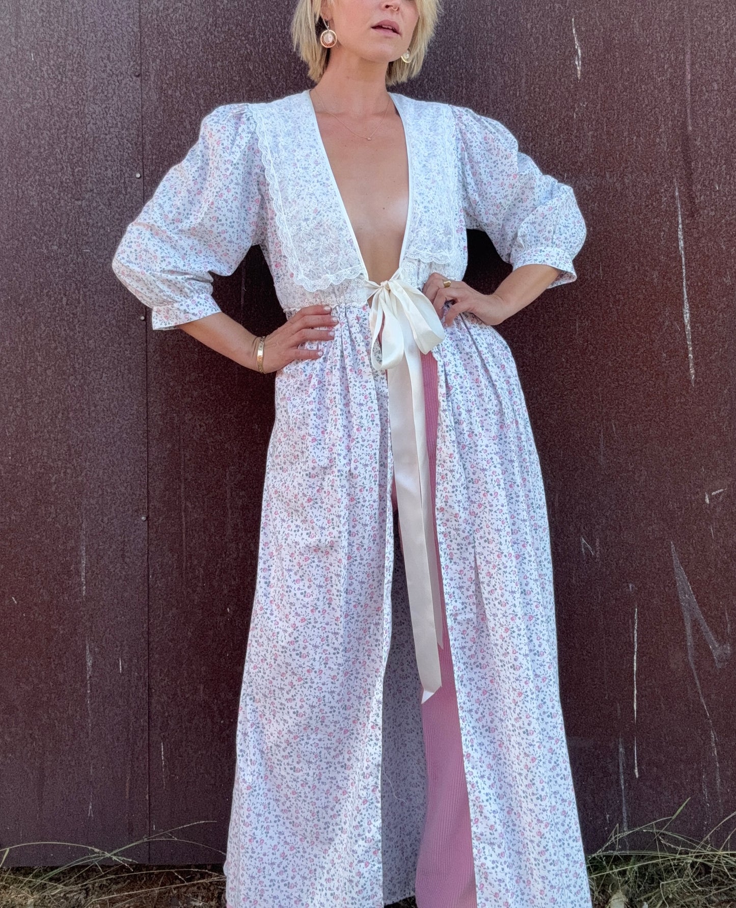 The Laura Ashley 1980s Cotton Duster