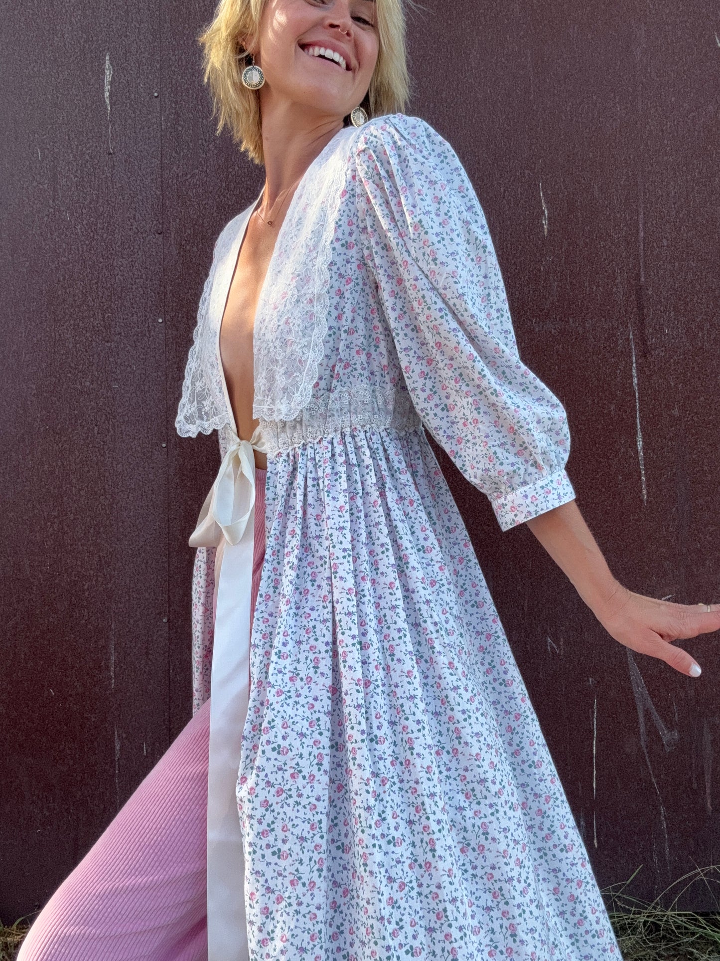 The Laura Ashley 1980s Cotton Duster
