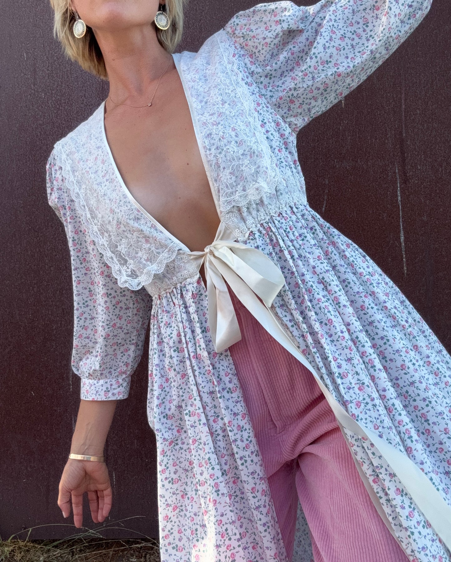 The Laura Ashley 1980s Cotton Duster