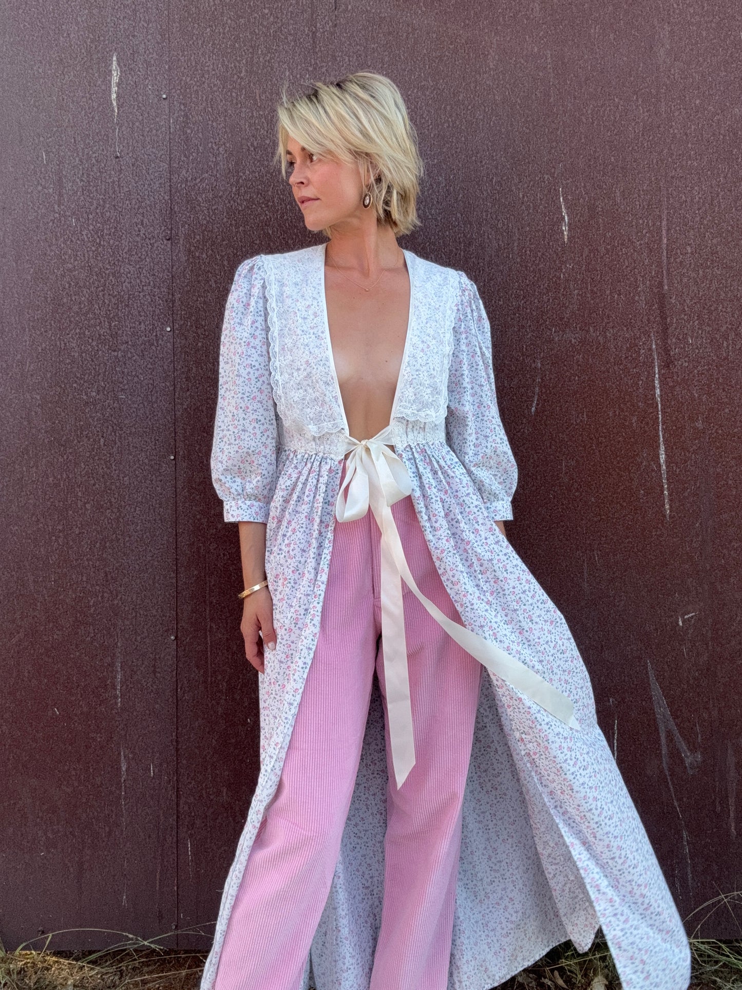 The Laura Ashley 1980s Cotton Duster