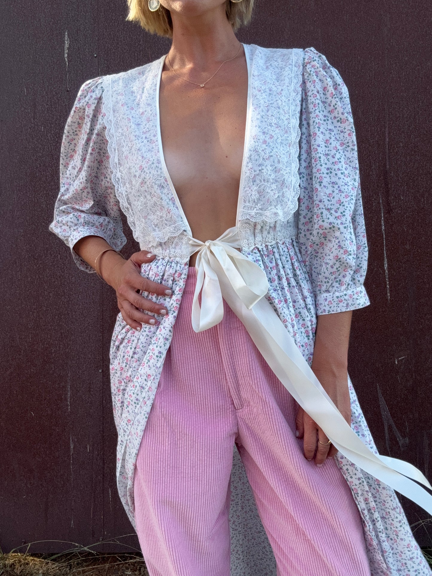 The Laura Ashley 1980s Cotton Duster