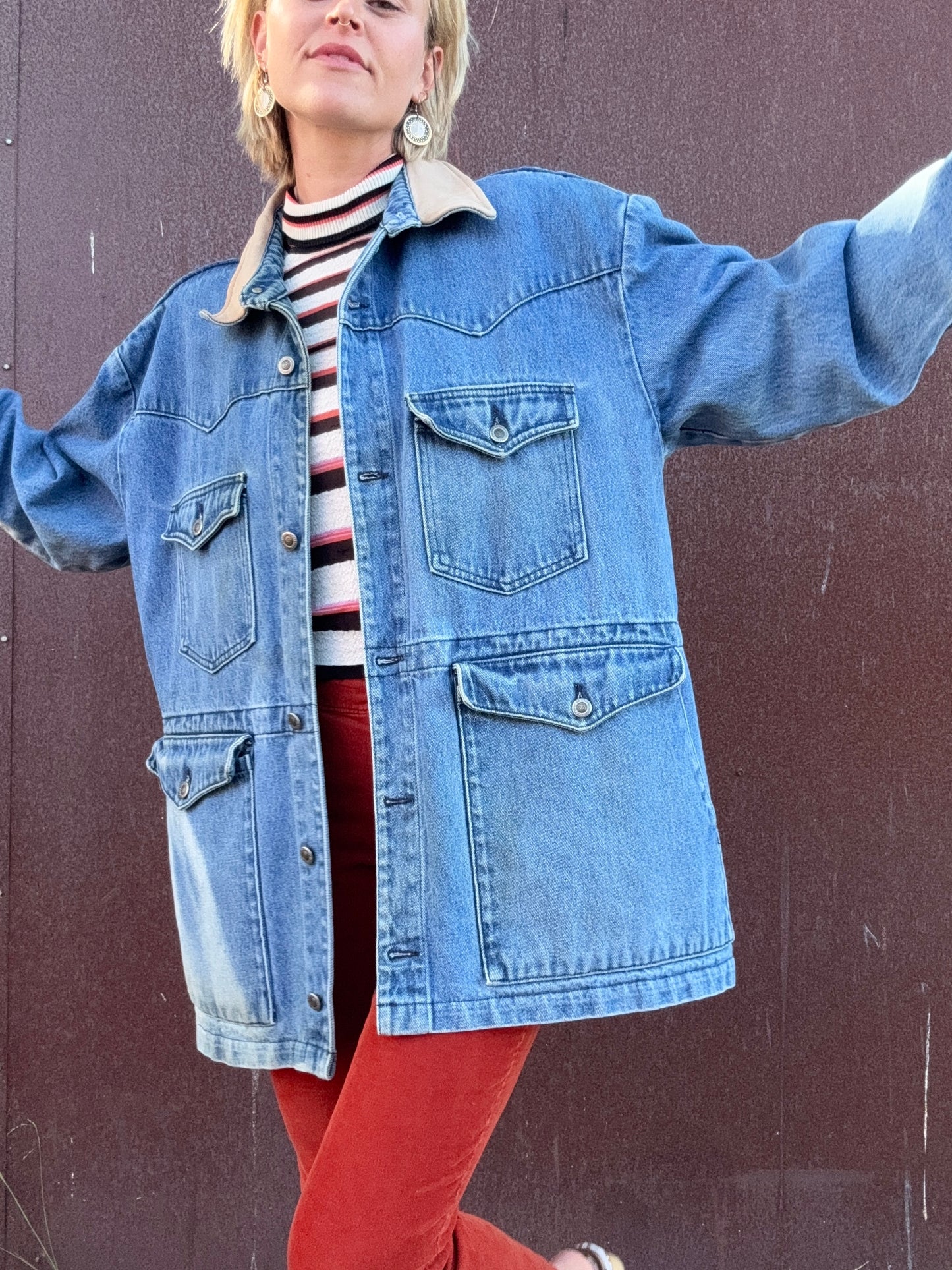 The Delphine 1990s Denim Jacket