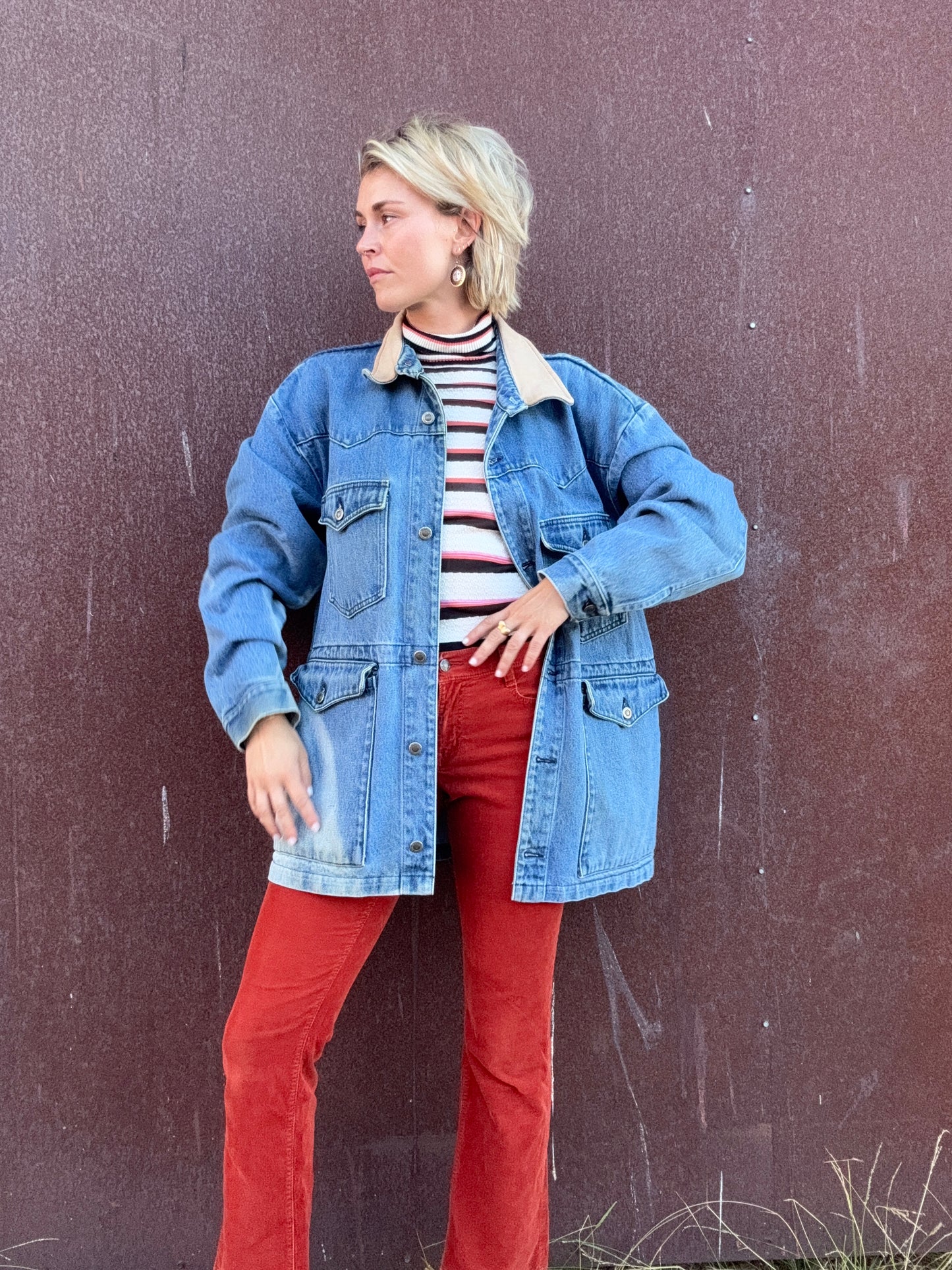 The Delphine 1990s Denim Jacket