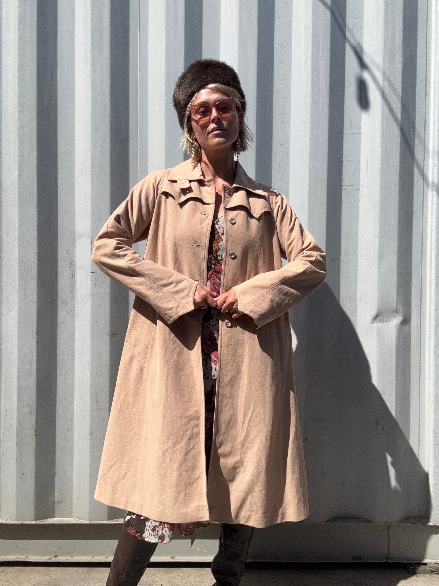 The Carina 1970s Trench Coat