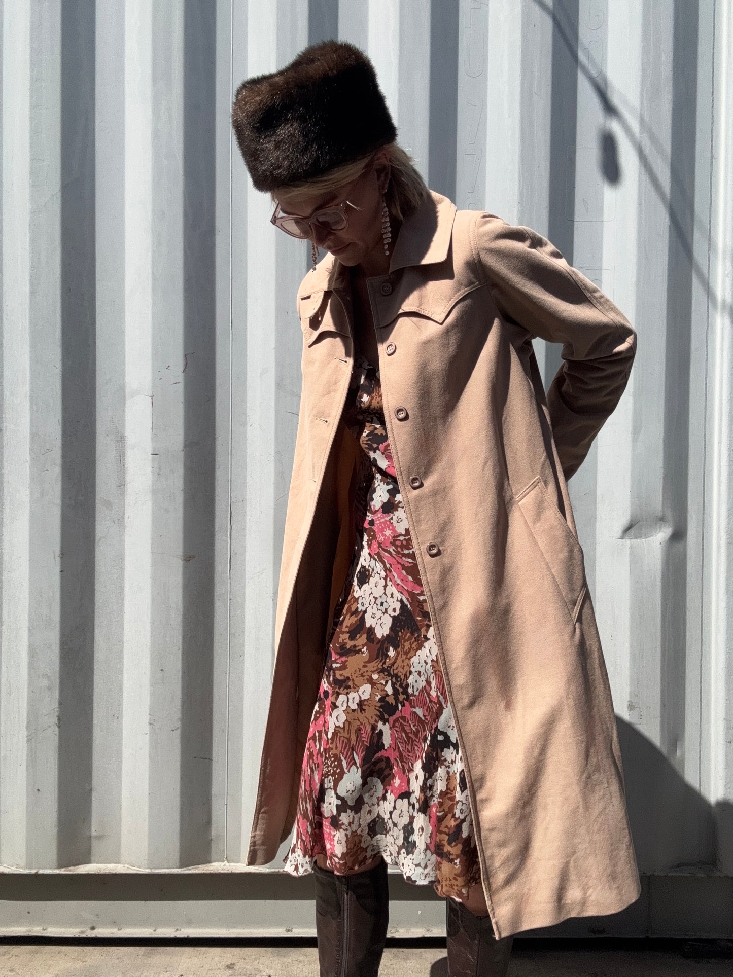The Carina 1970s Trench Coat
