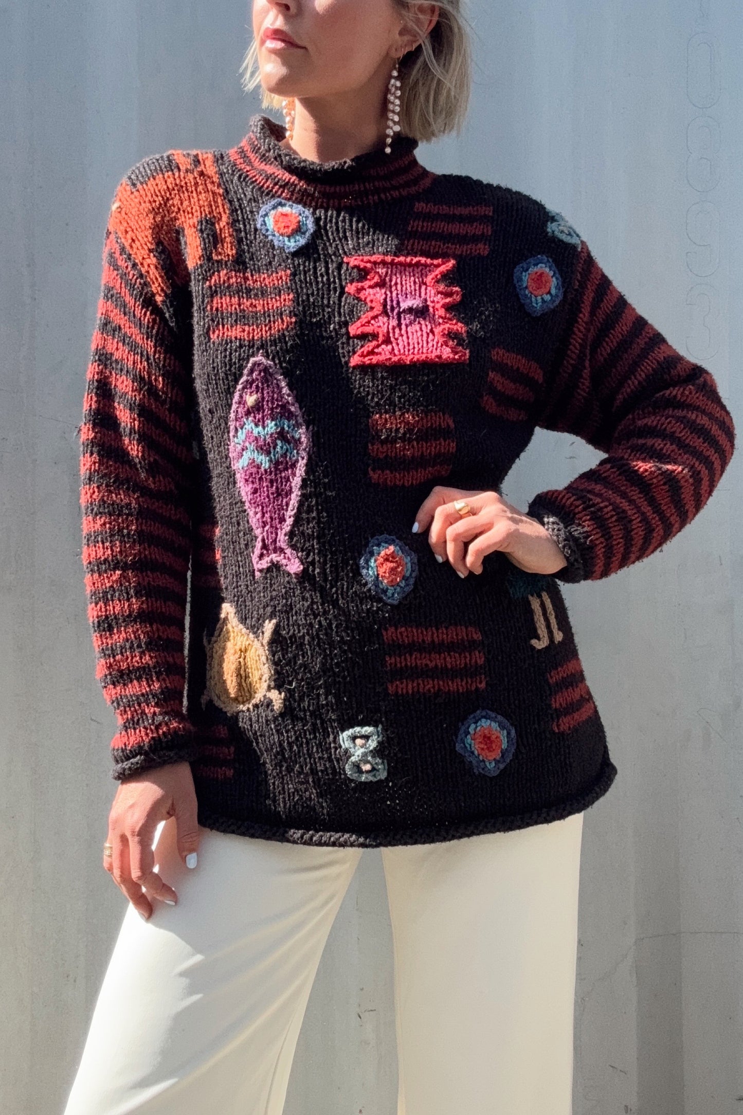 The Aurelia Mockneck Knit Sweater