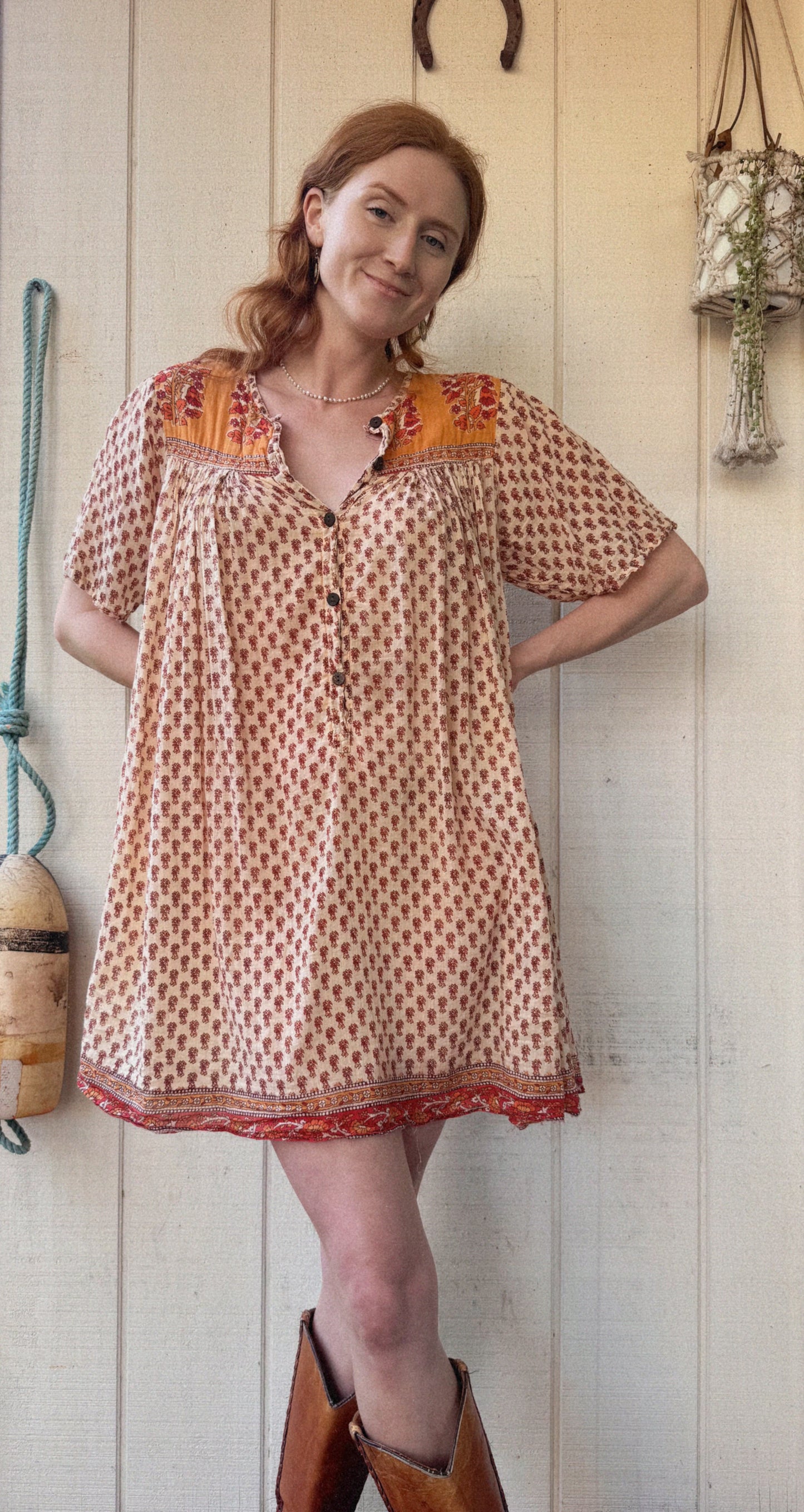 The Jasmine Cotton Mini Dress