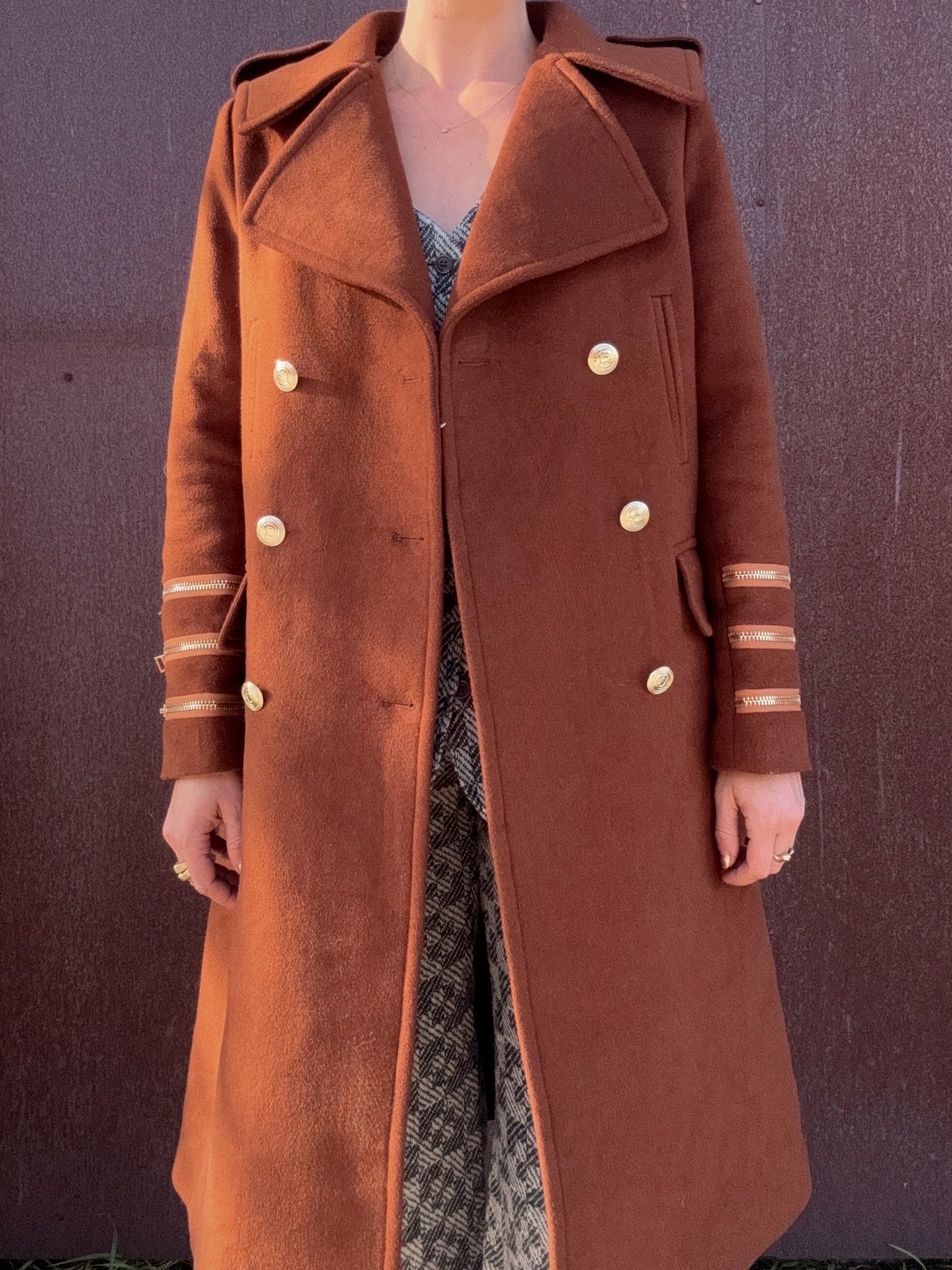 The Noelle 1980s Wool Coat