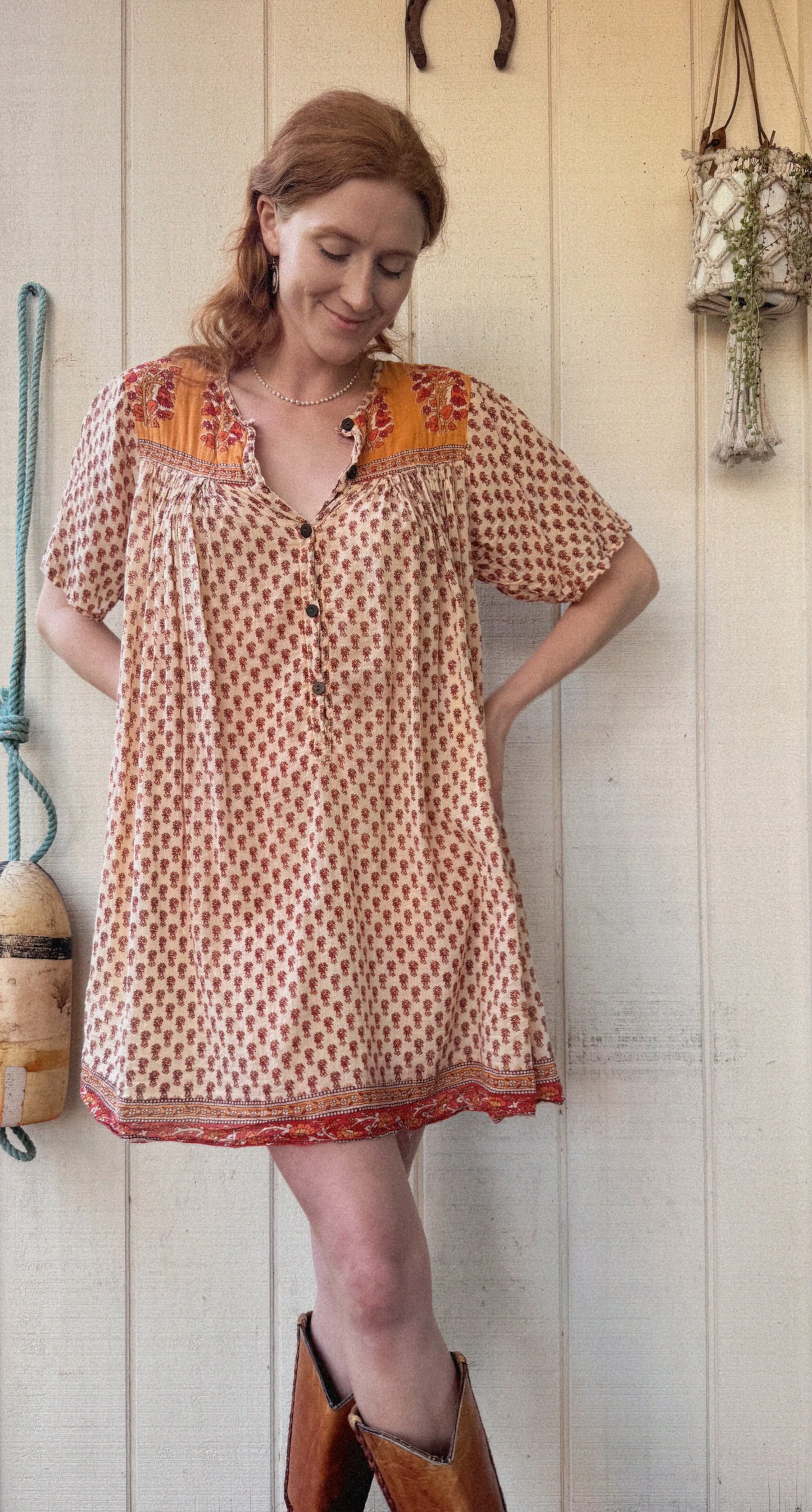 The Jasmine Cotton Mini Dress