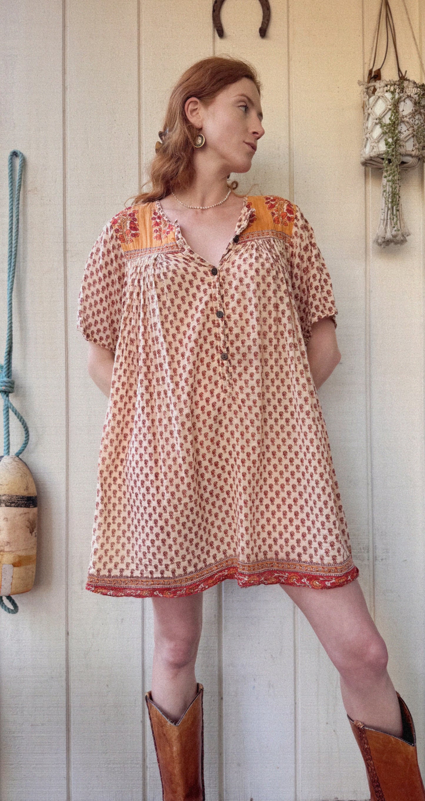 The Jasmine Cotton Mini Dress