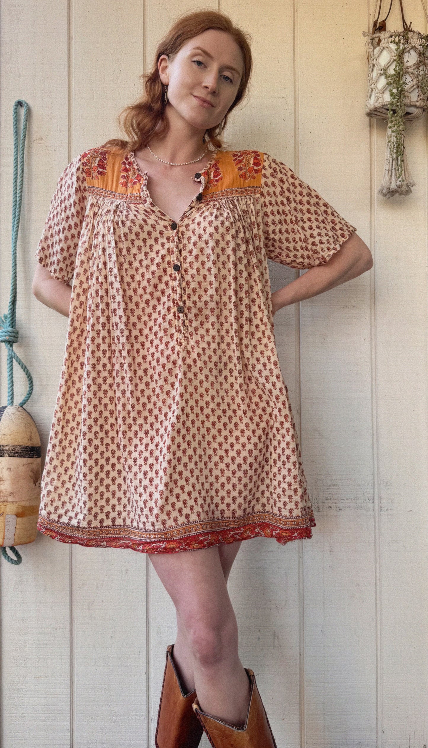 The Jasmine Cotton Mini Dress
