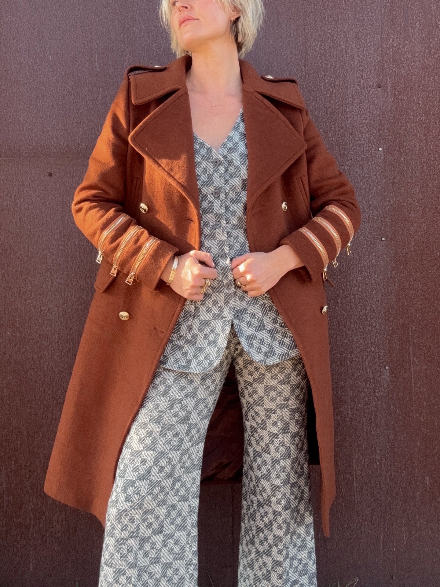The Noelle 1980s Wool Coat