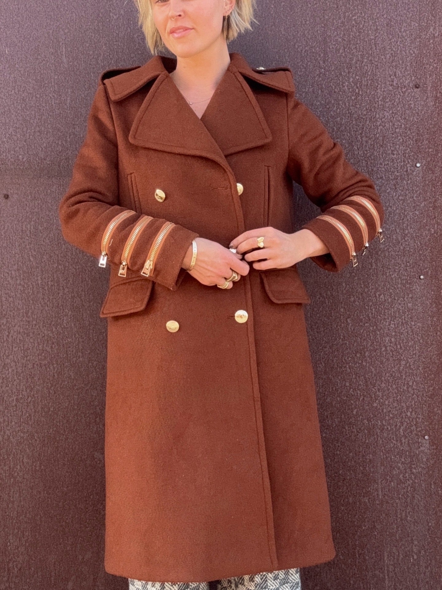 The Noelle 1980s Wool Coat