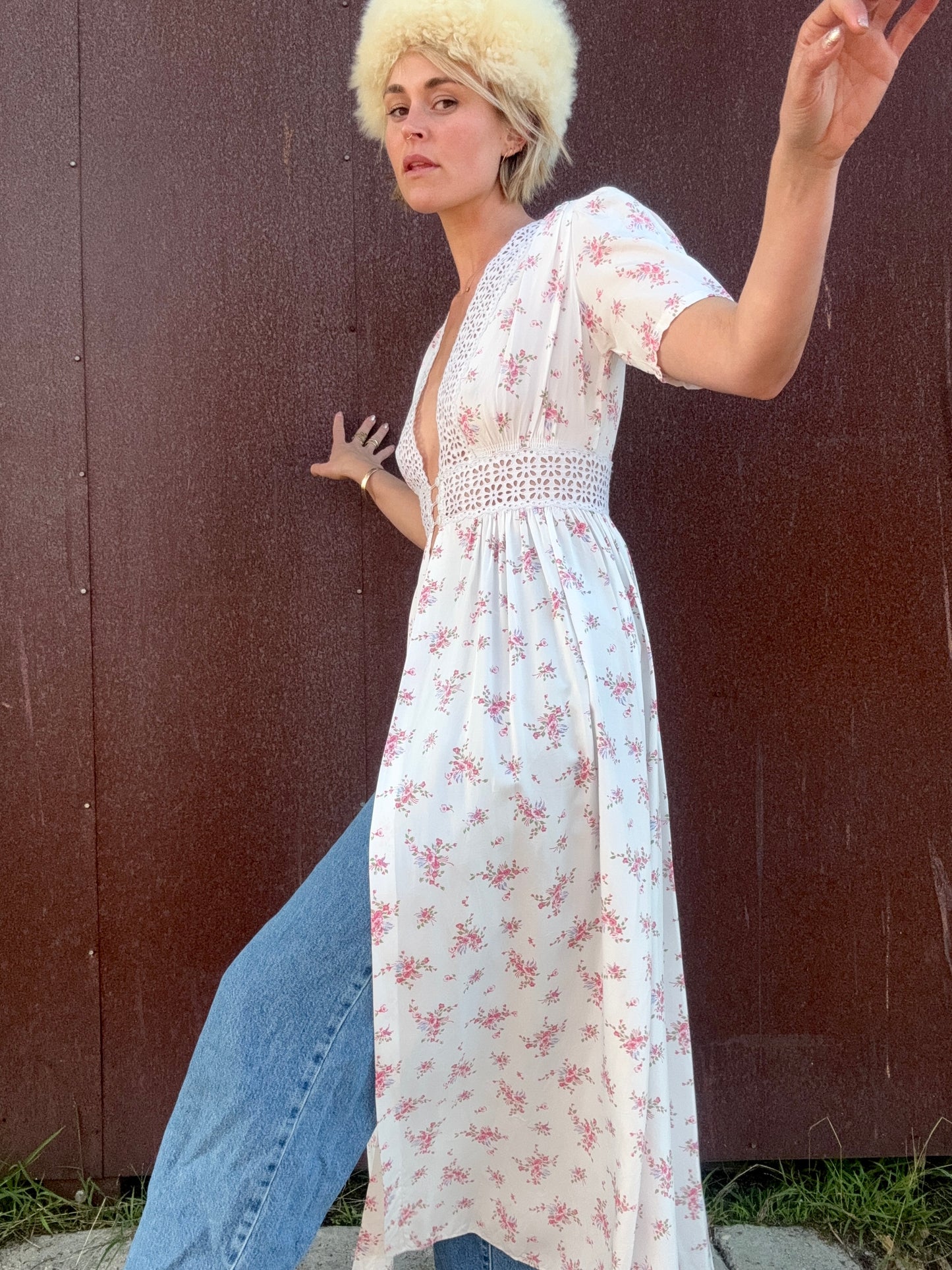 The Estelle 1930s Eyelet Duster