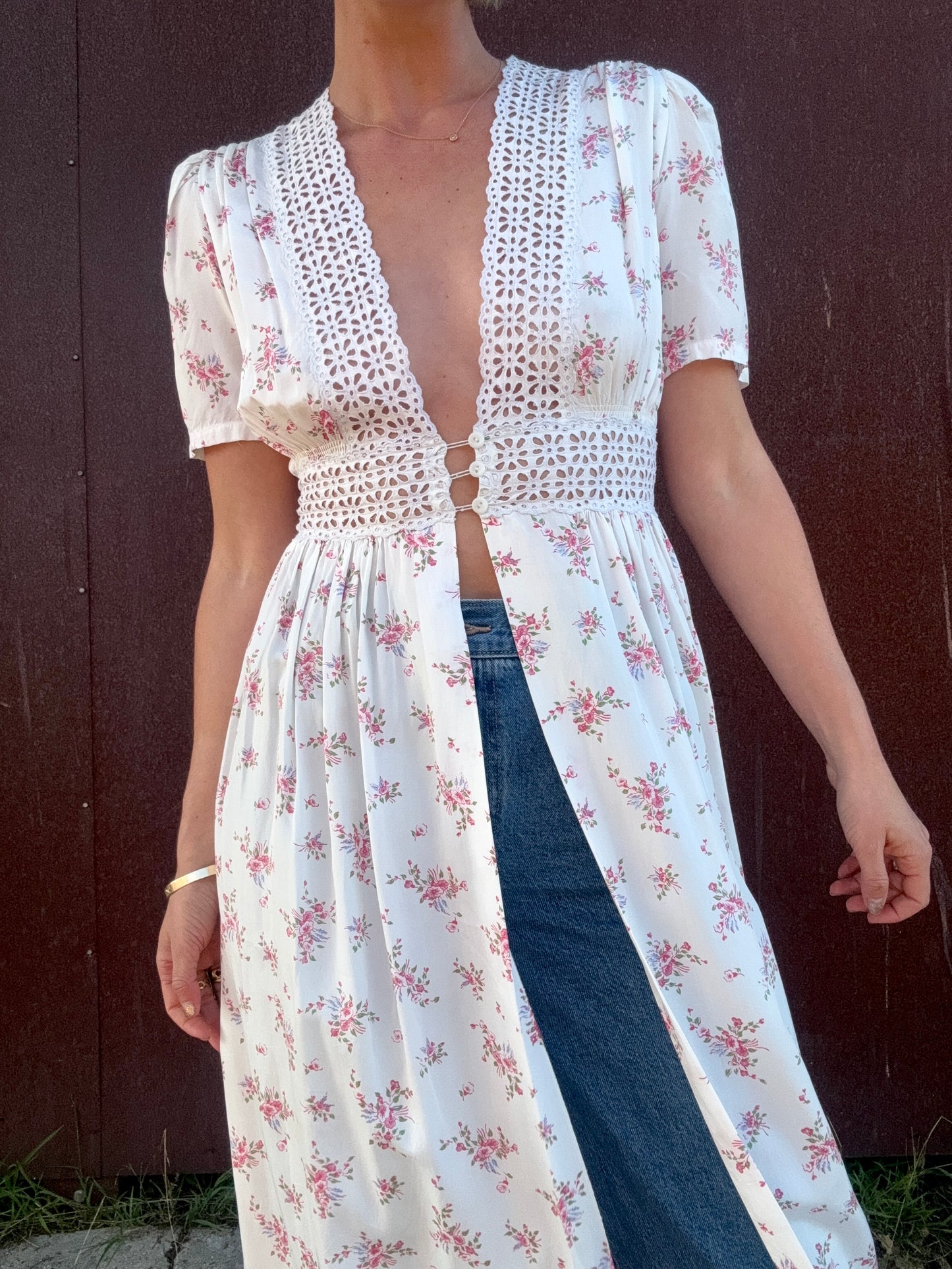 The Estelle 1930s Eyelet Duster