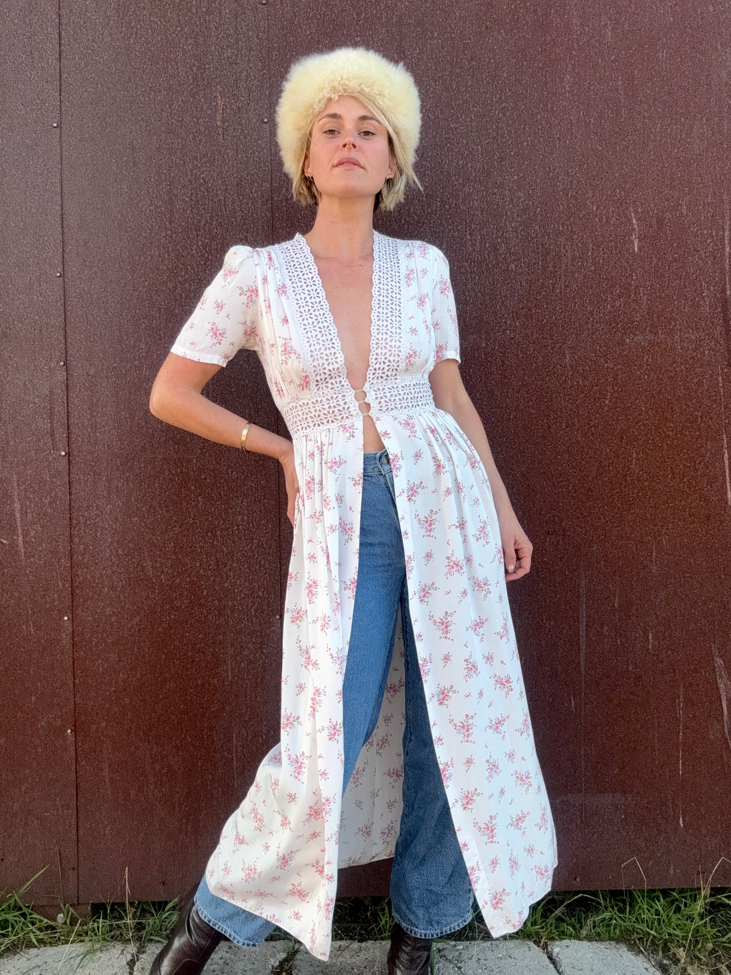 The Estelle 1930s Eyelet Duster