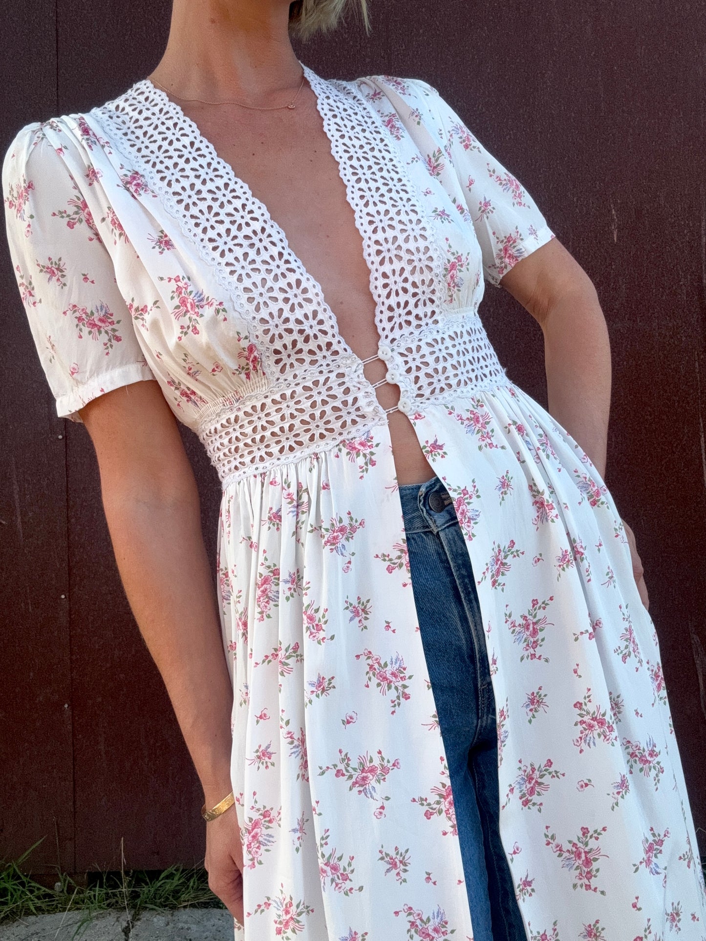 The Estelle 1930s Eyelet Duster