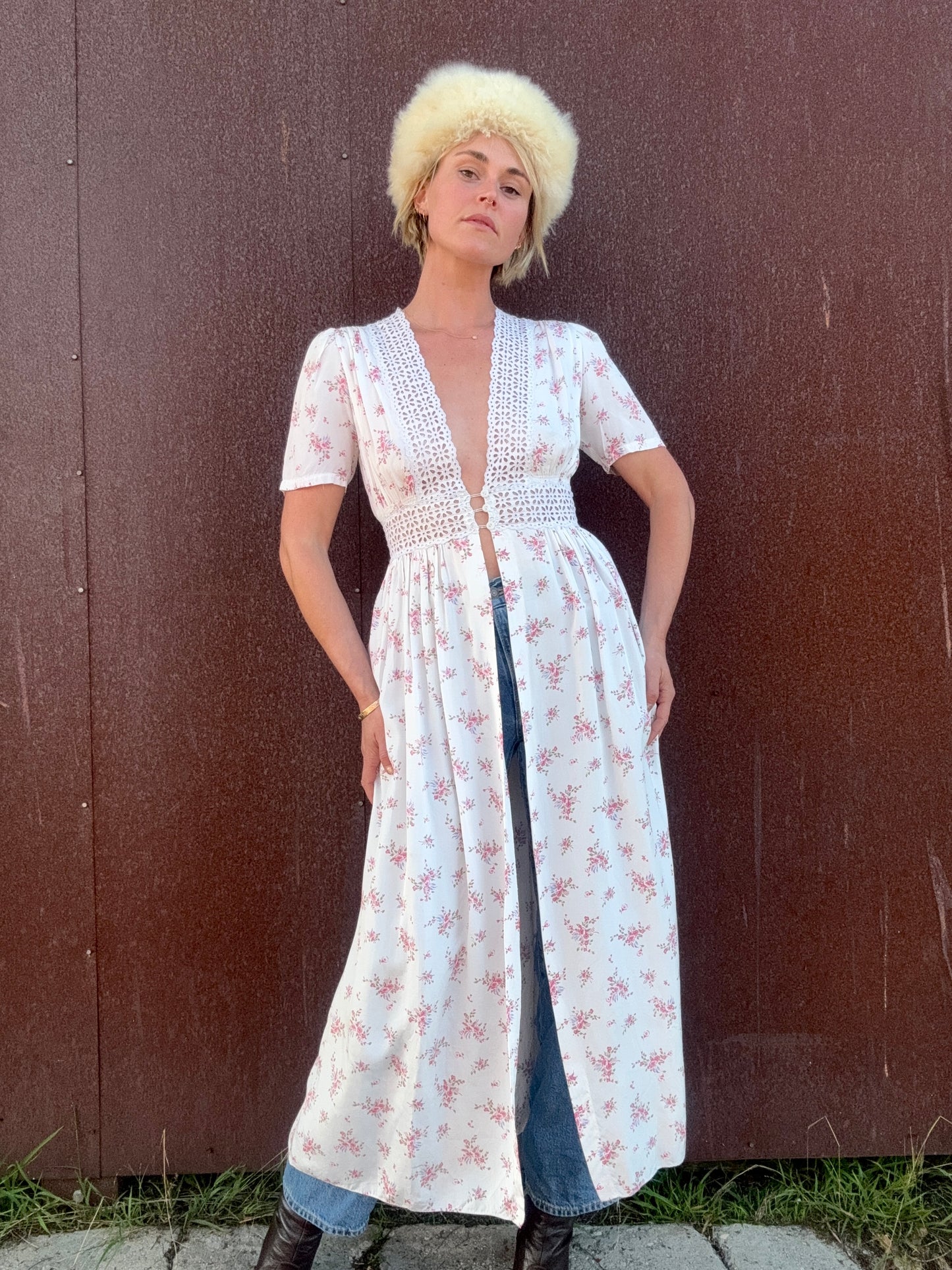 The Estelle 1930s Eyelet Duster