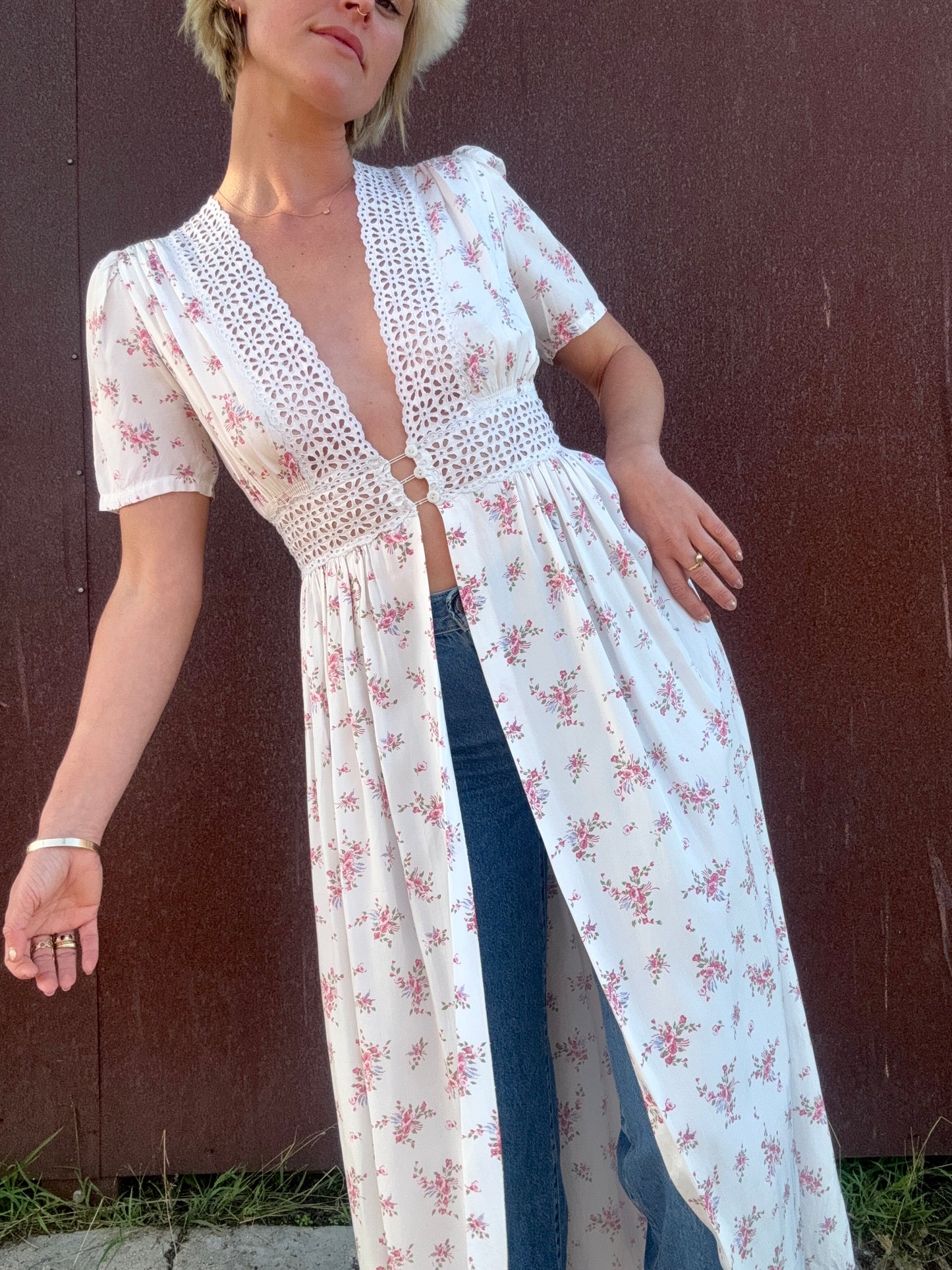 The Estelle 1930s Eyelet Duster