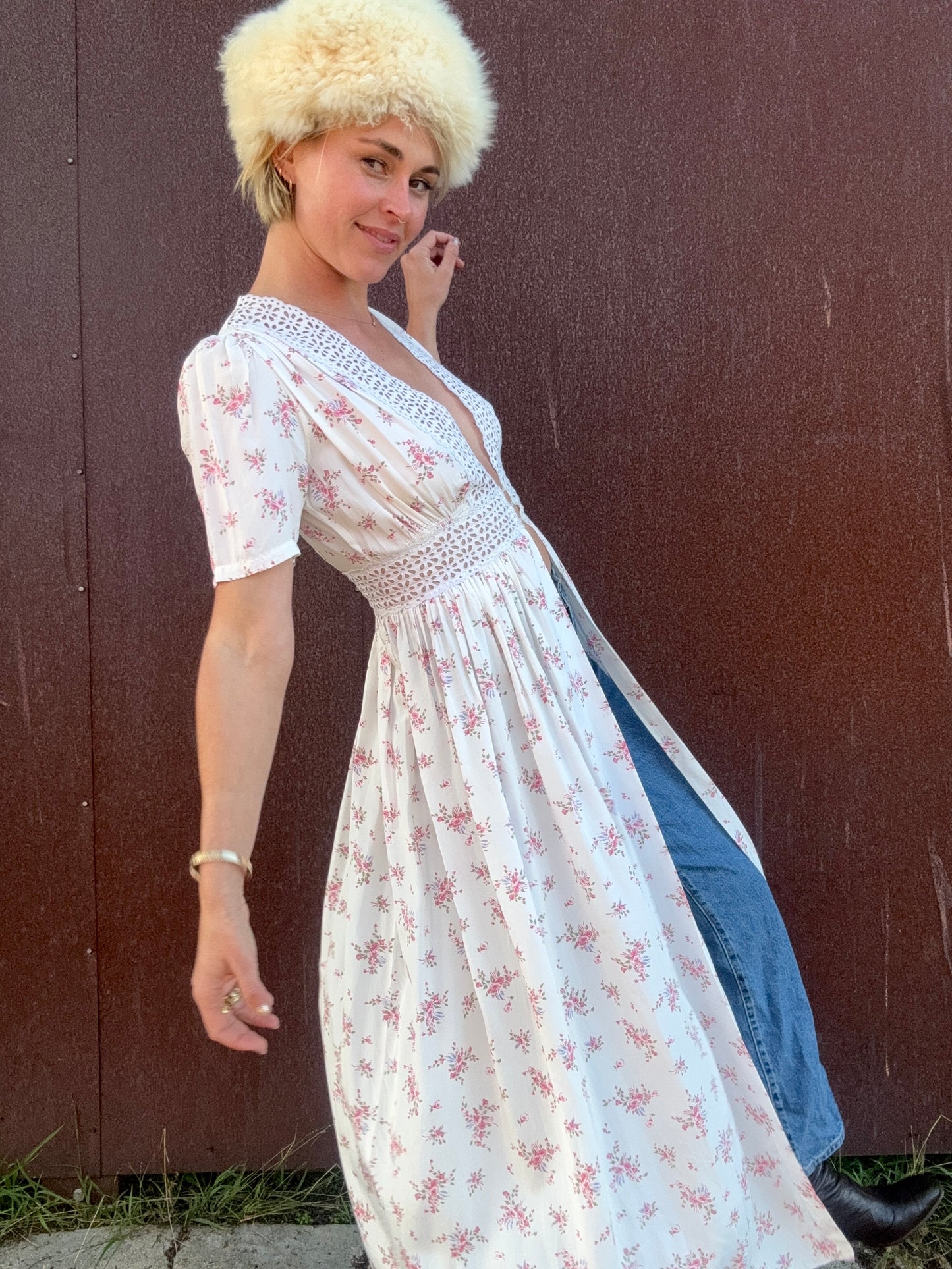 The Estelle 1930s Eyelet Duster