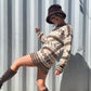 The Odette Handknit Sweater Dress