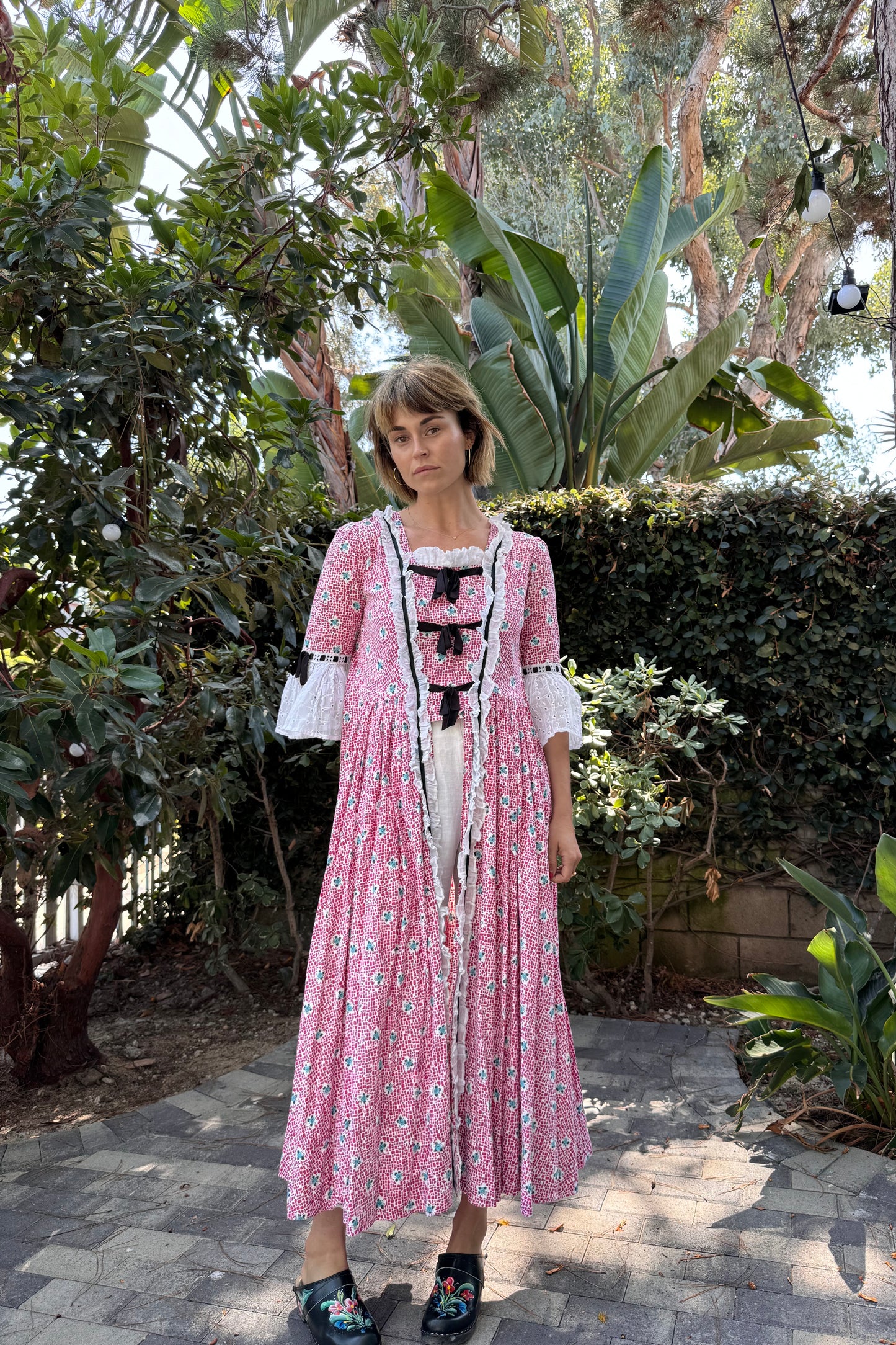 The 1960s Flora Victorian Inspired Duster