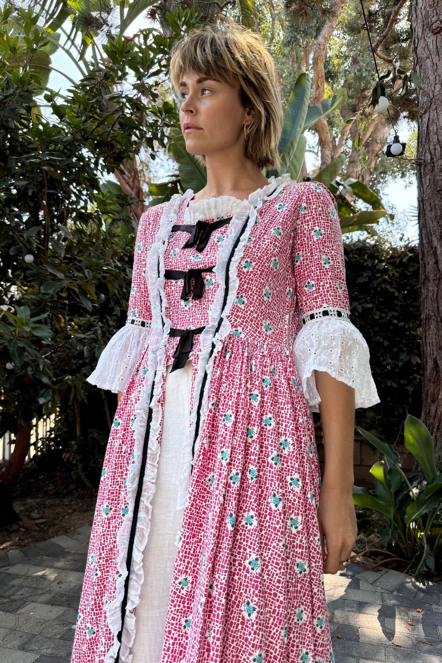 The 1960s Flora Victorian Inspired Duster