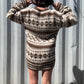 The Odette Handknit Sweater Dress