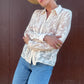 The Flora Crochet Lace Button-Up