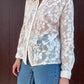 The Flora Crochet Lace Button-Up