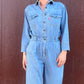 The Gloria 1980s Denim Coveralls