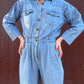 The Gloria 1980s Denim Coveralls