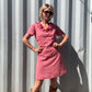 The Cecile 1970s Gingham Dress