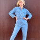 The Gloria 1980s Denim Coveralls