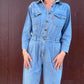 The Gloria 1980s Denim Coveralls