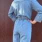 The Gloria 1980s Denim Coveralls
