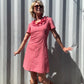 The Cecile 1970s Gingham Dress