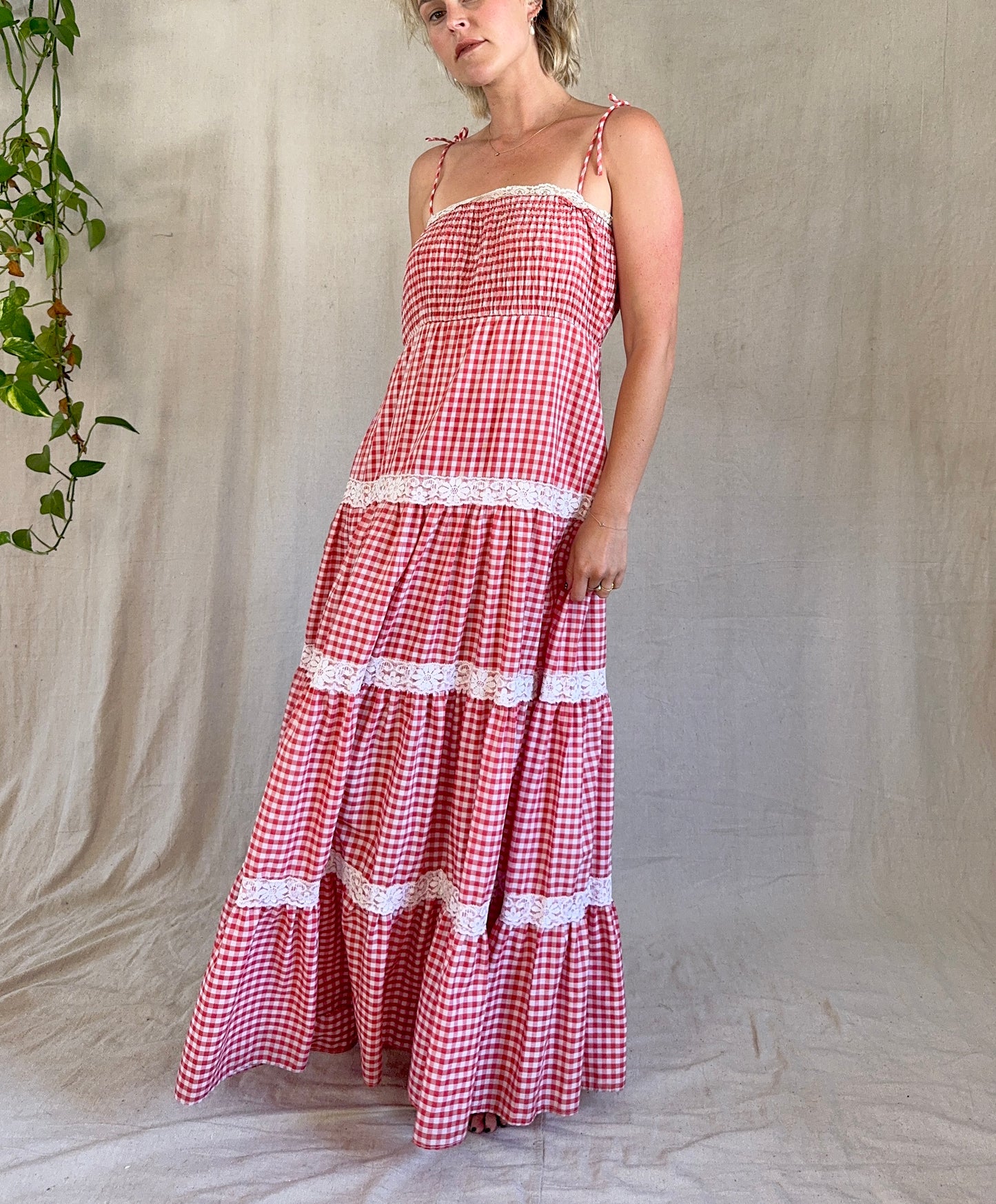 The Effie 1970s Gingham Dress