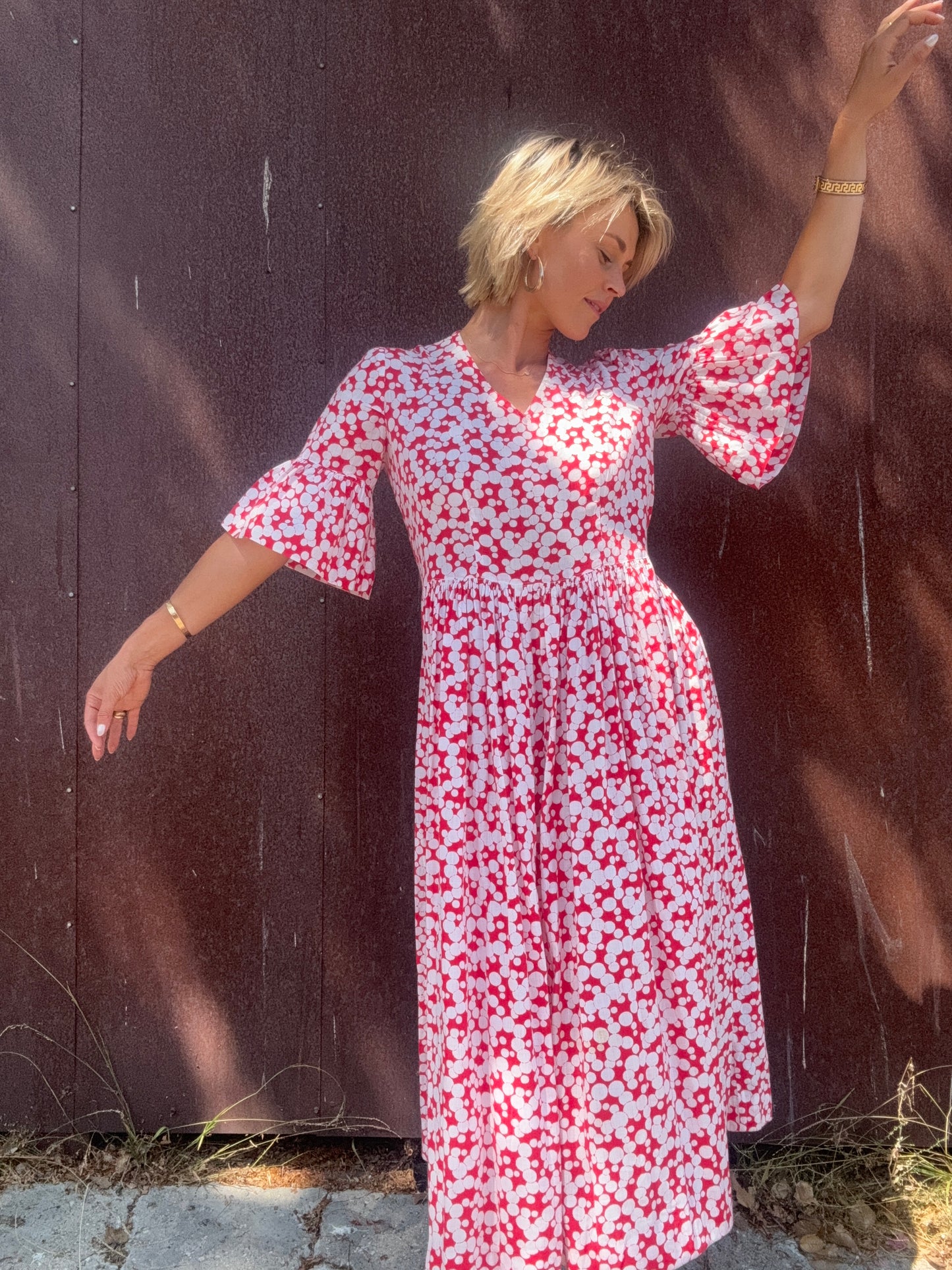 The Sandra 1940s Cotton Dress