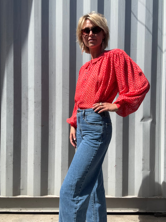 The Louis Féraud 1980s Blouse