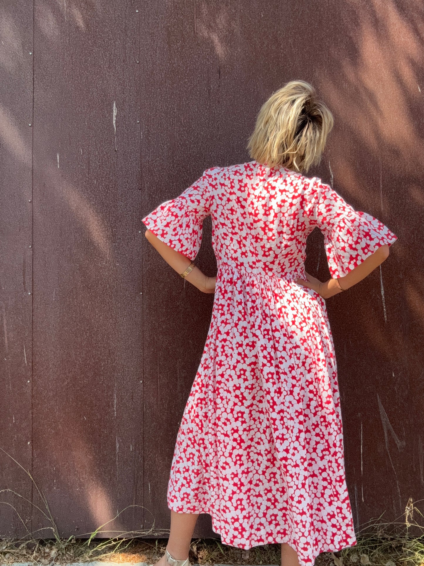 The Sandra 1940s Cotton Dress