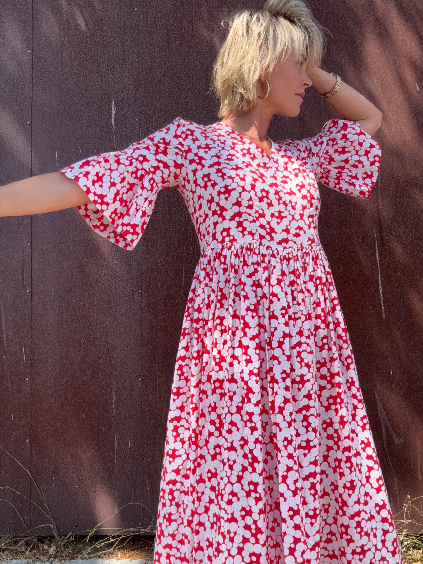 The Sandra 1940s Cotton Dress