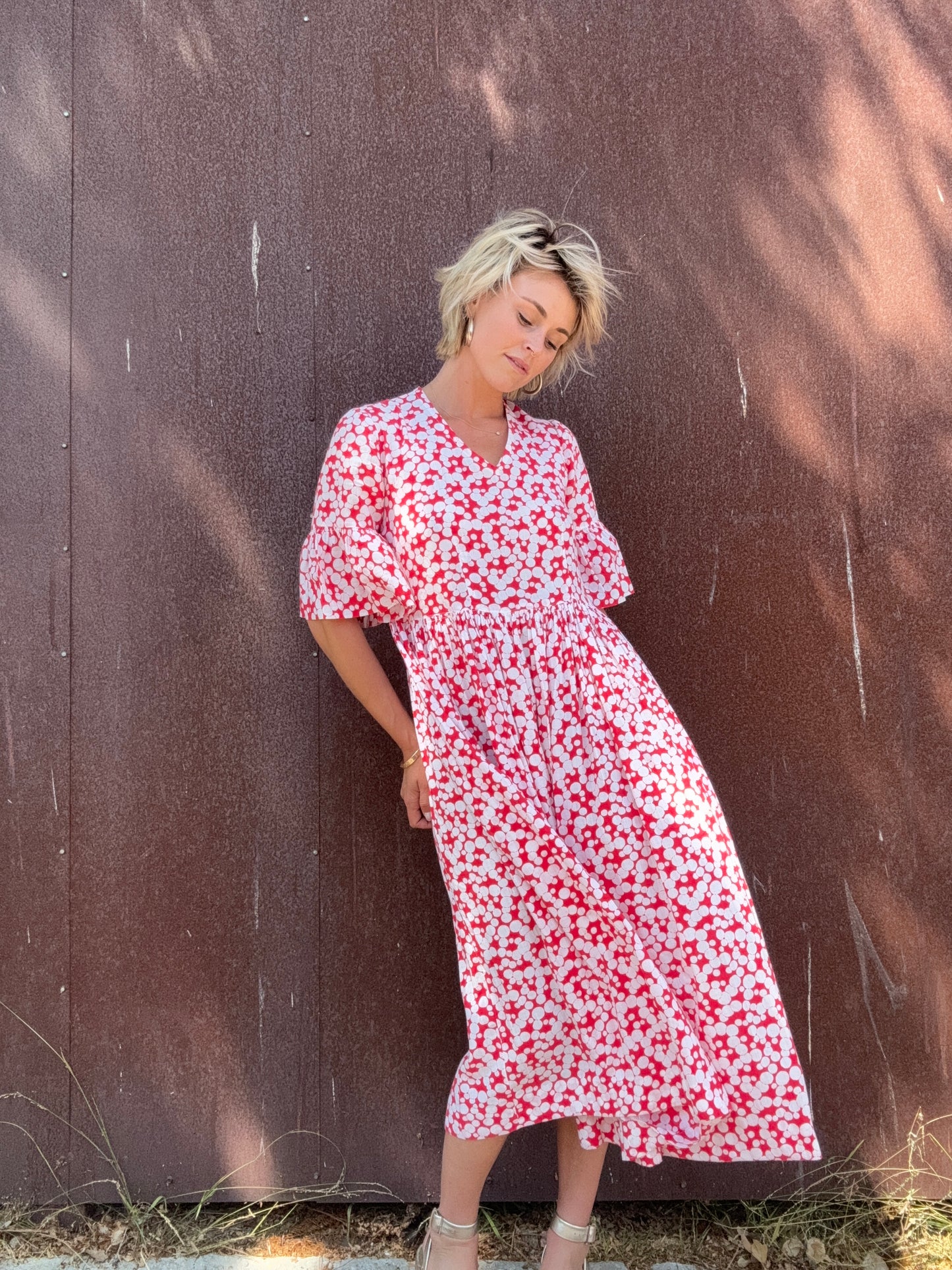 The Sandra 1940s Cotton Dress