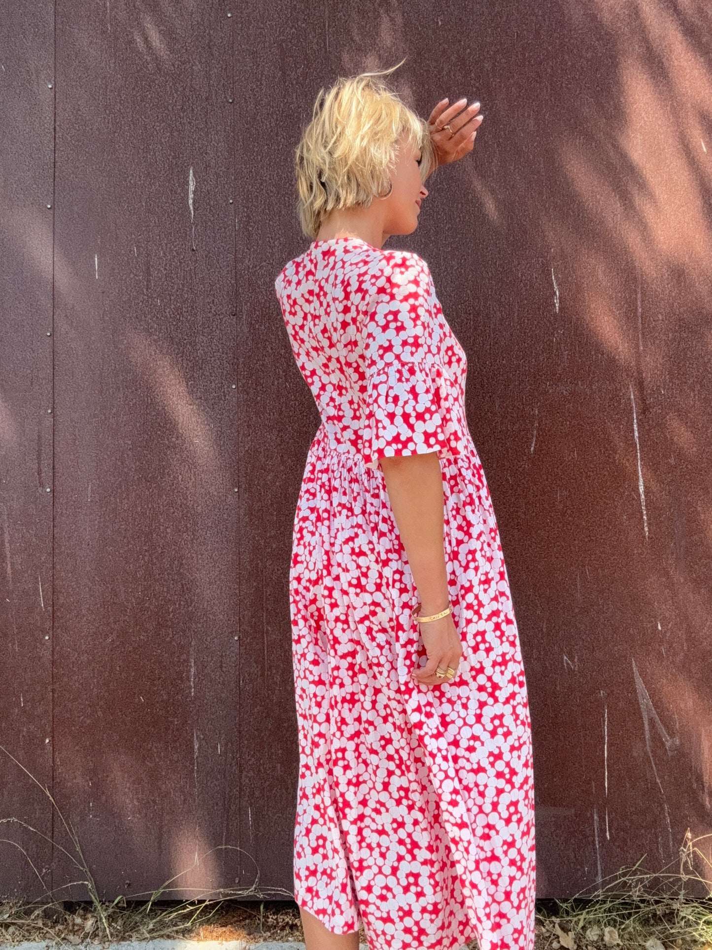 The Sandra 1940s Cotton Dress