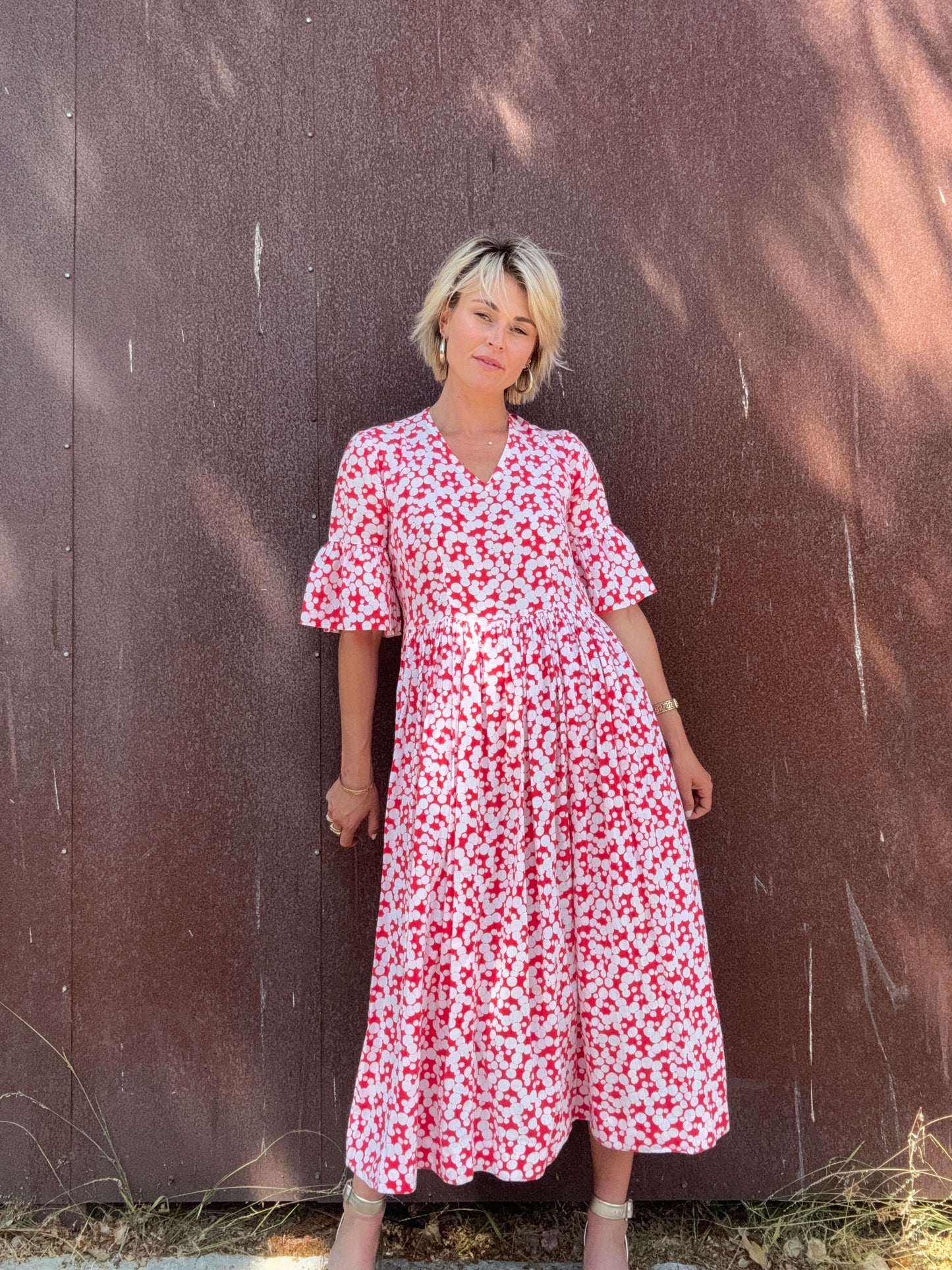 The Sandra 1940s Cotton Dress