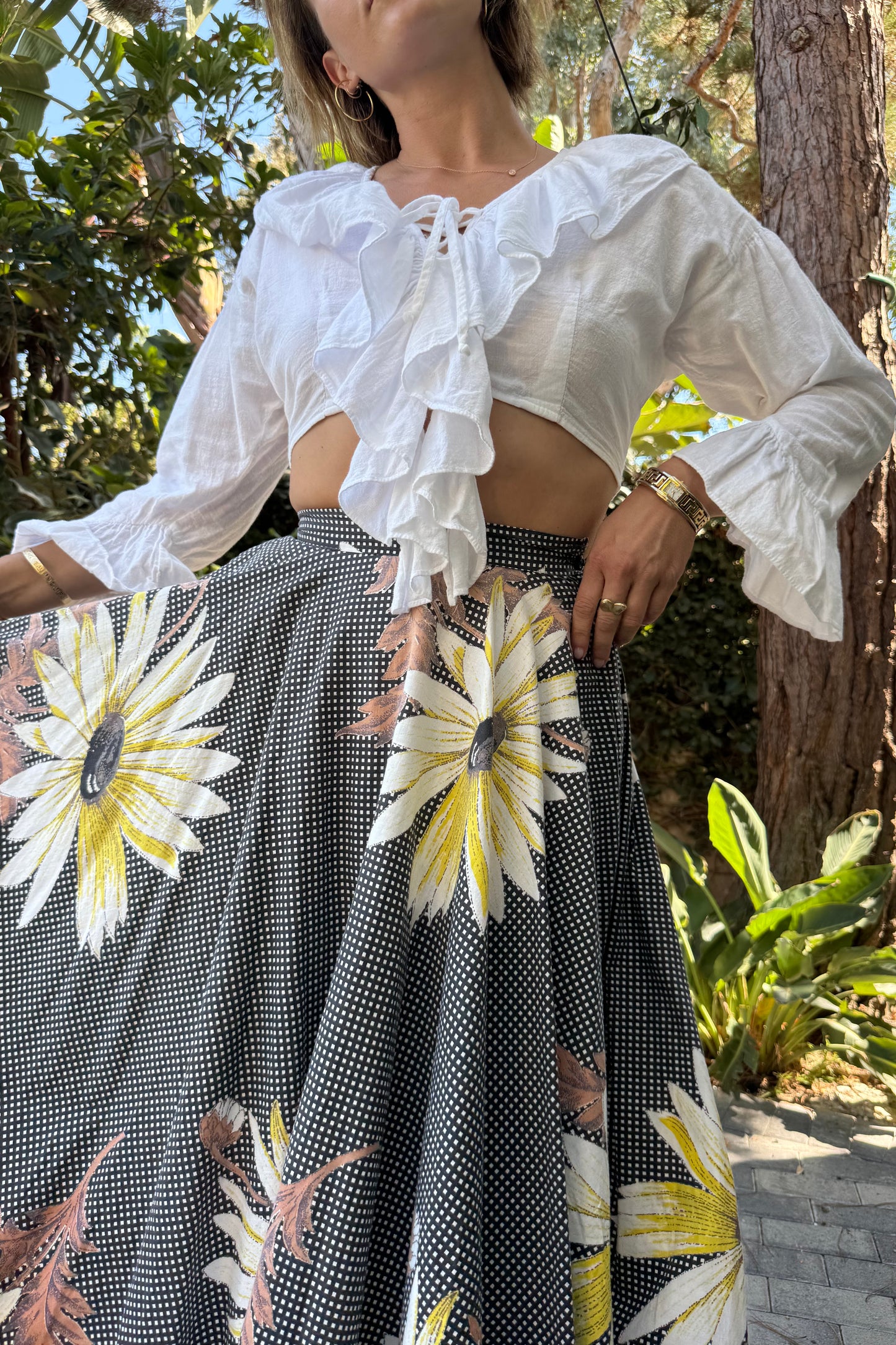 The 1940s Sarit Picnic Skirt