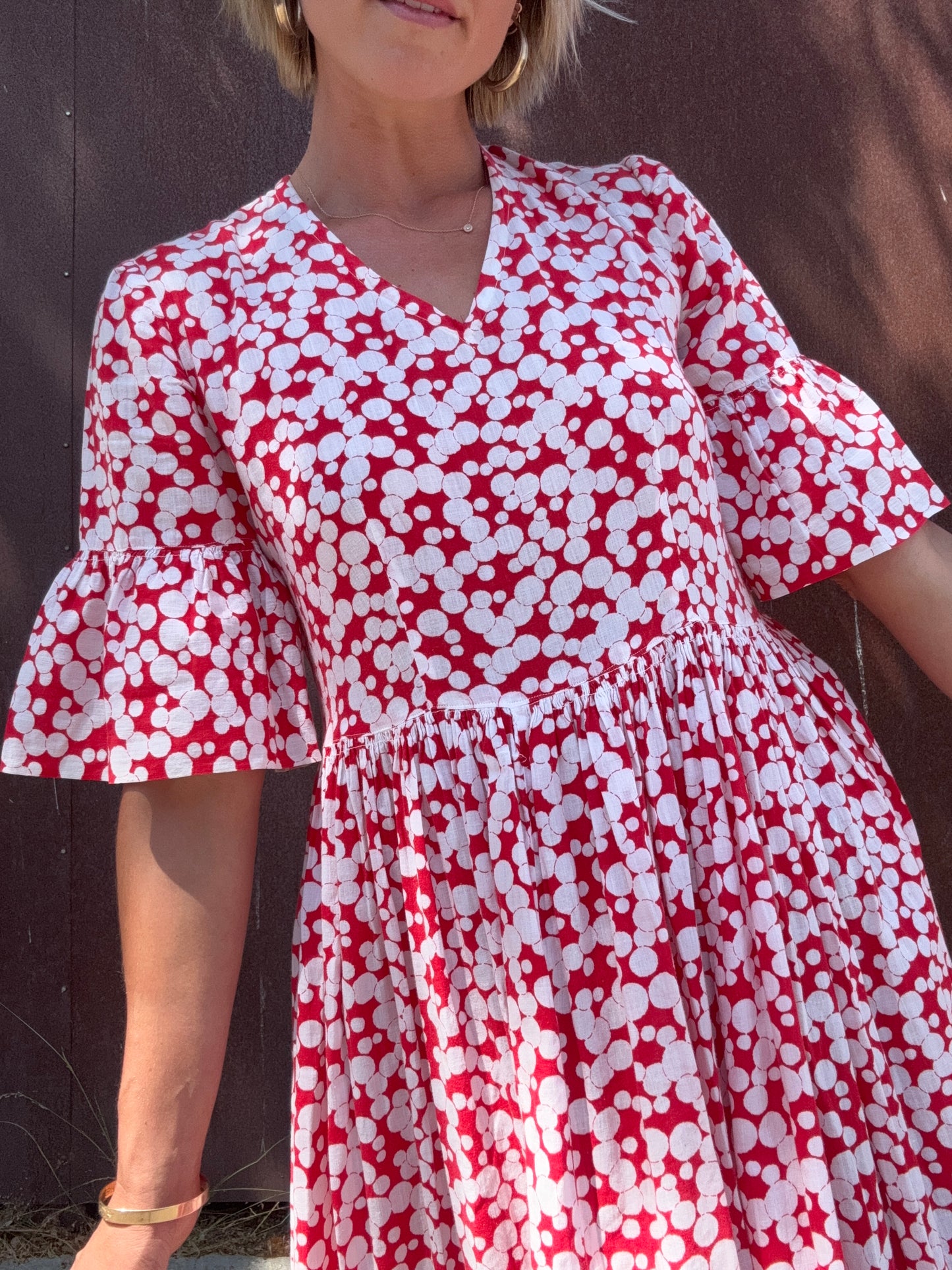 The Sandra 1940s Cotton Dress