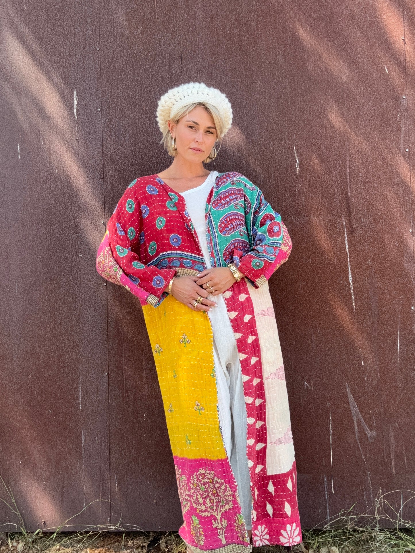 The Angelie Handmade Kantha Jacket