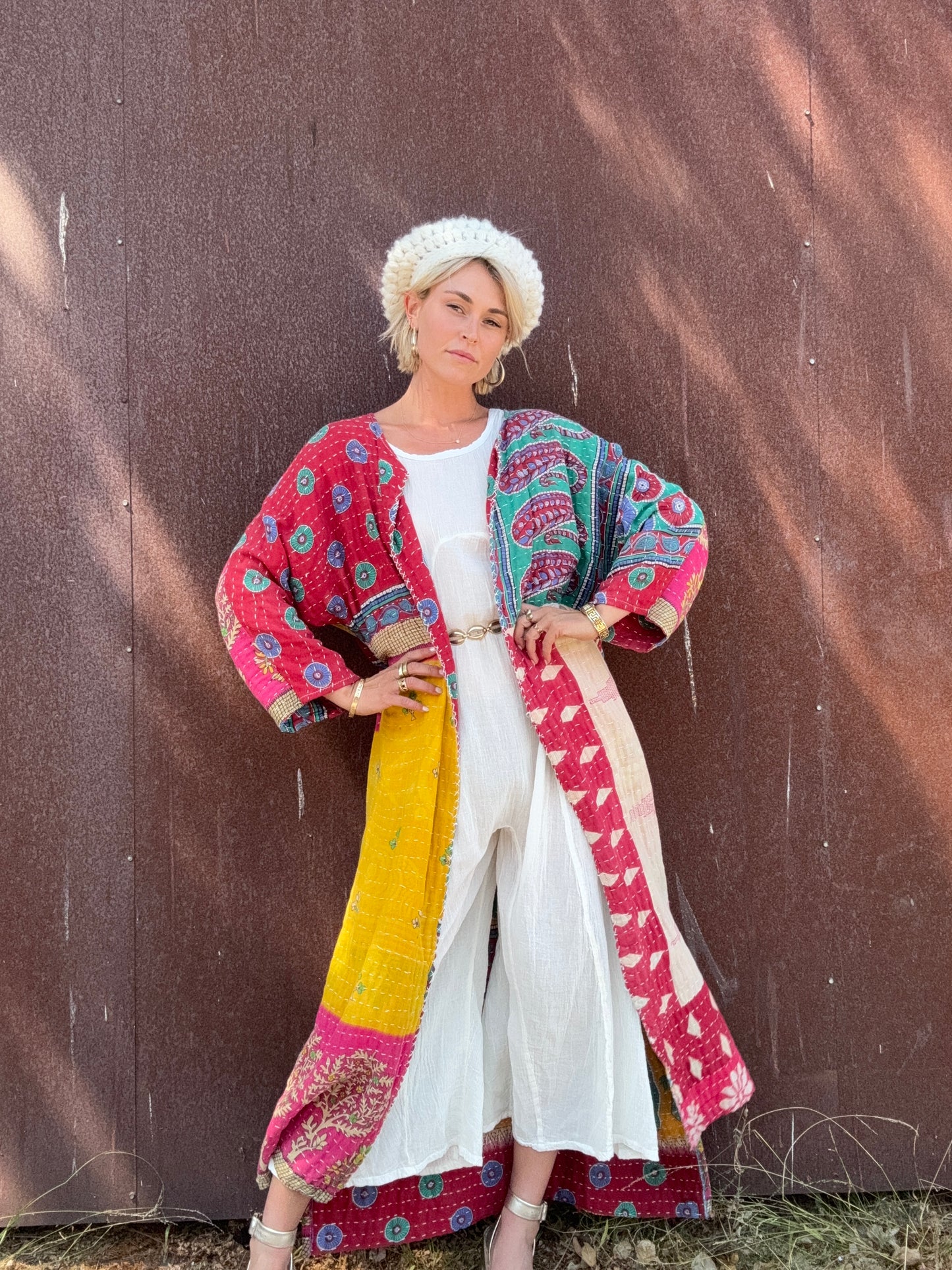 The Angelie Handmade Kantha Jacket